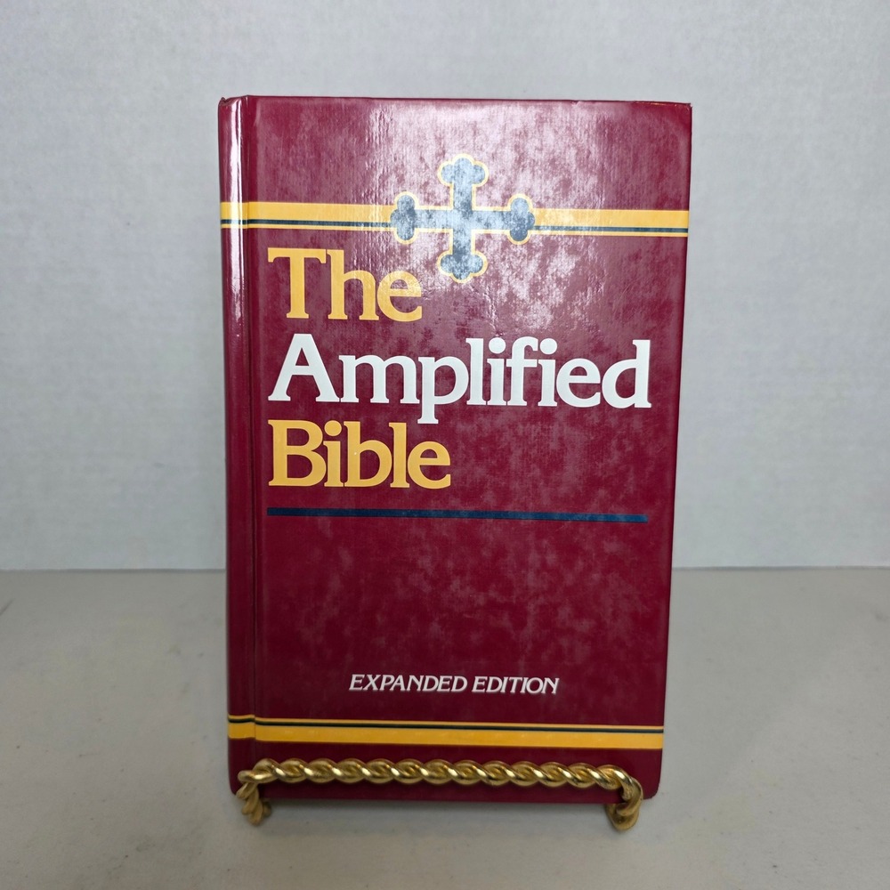 Zondervan The Amplified Bible Expanded Edition Hardcover 1987 Old New‎ Testament